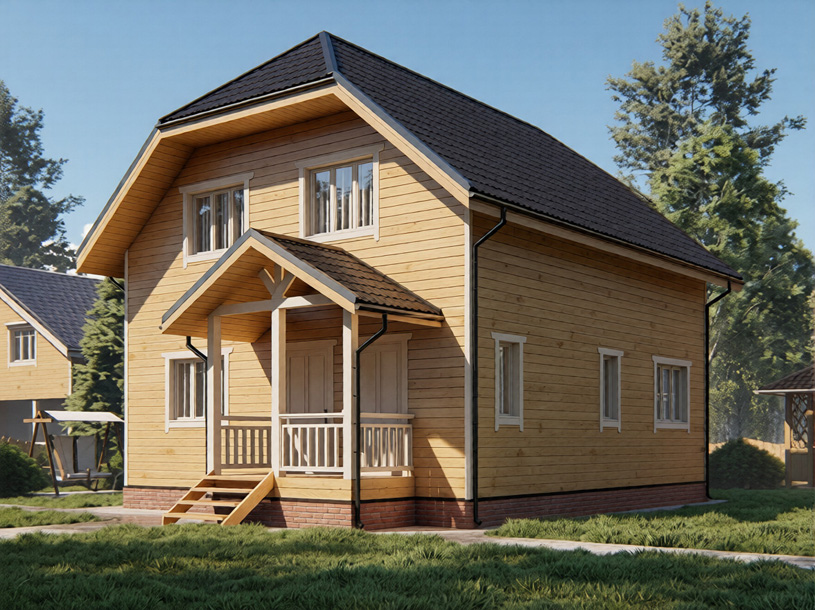 проект каркасного дома