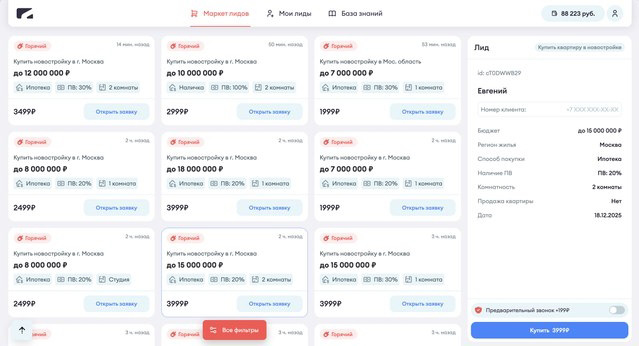 лиды на недвижимость