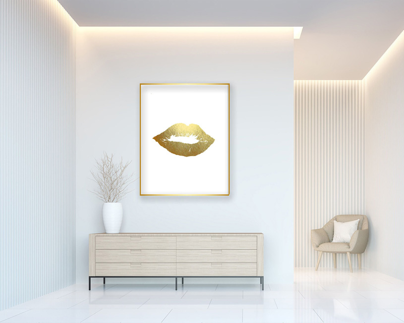 Профиль для потолка для создания теневого зазора с подсветкой