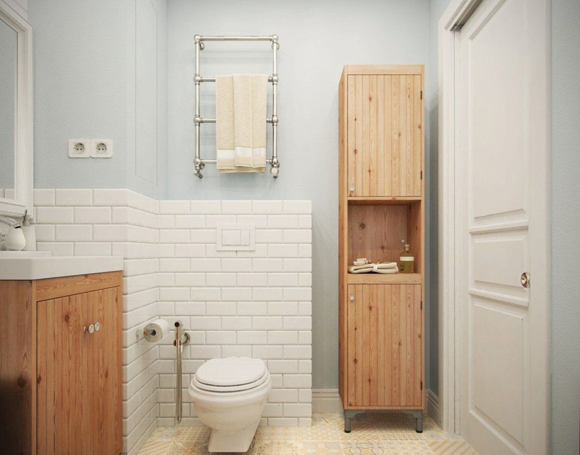 Дизайн маленькой ванной комнаты