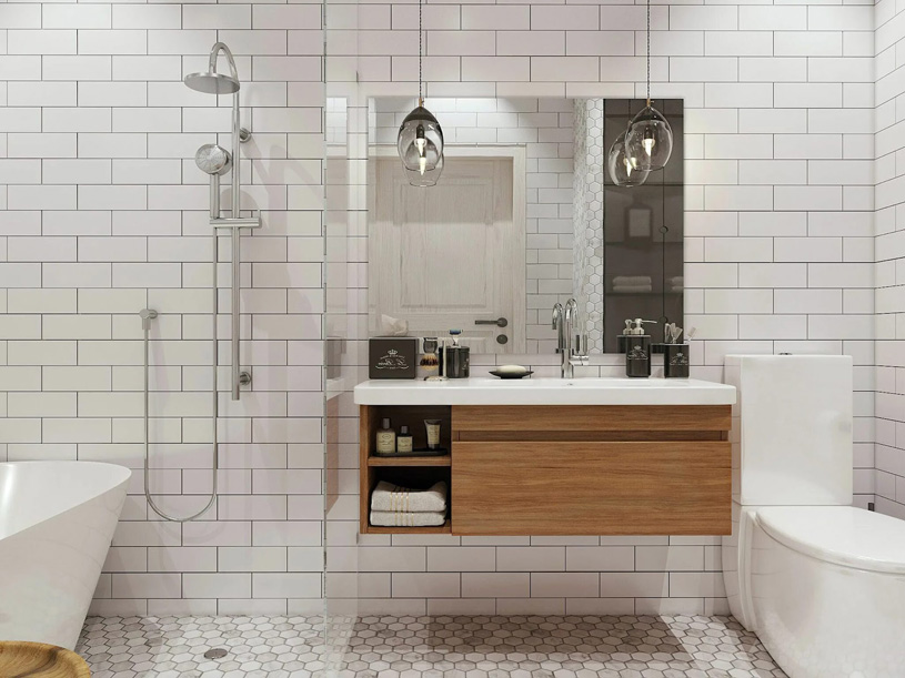 Дизайн маленькой ванной комнаты