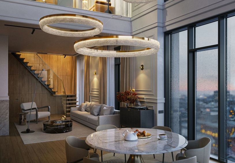 Пентхаус в элитном квартале «Тишинский Бульвар». Sminex