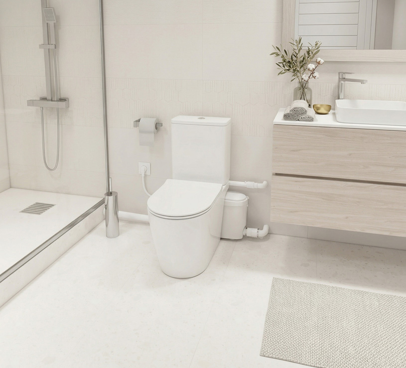 Компактная установка сололифт заменяет традиционную канализацию с уклоном