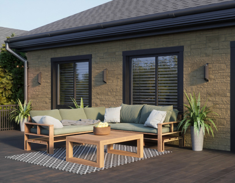 Сайдинг под камень