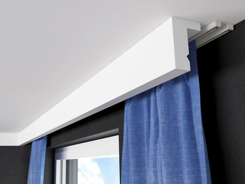 шторный карниз для натяжного потолка