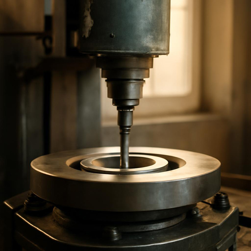 Вертикальный токарный станок для обработки крупногабаритных деталей