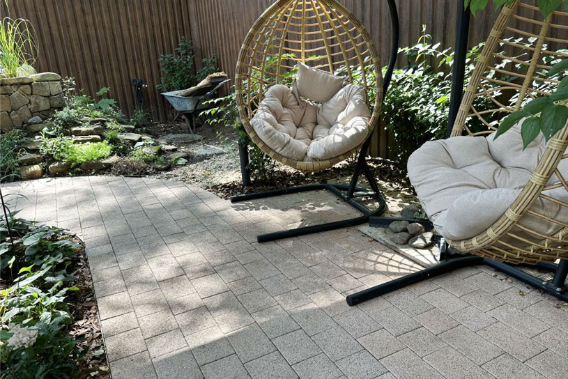 Укладка тротуарной плитки