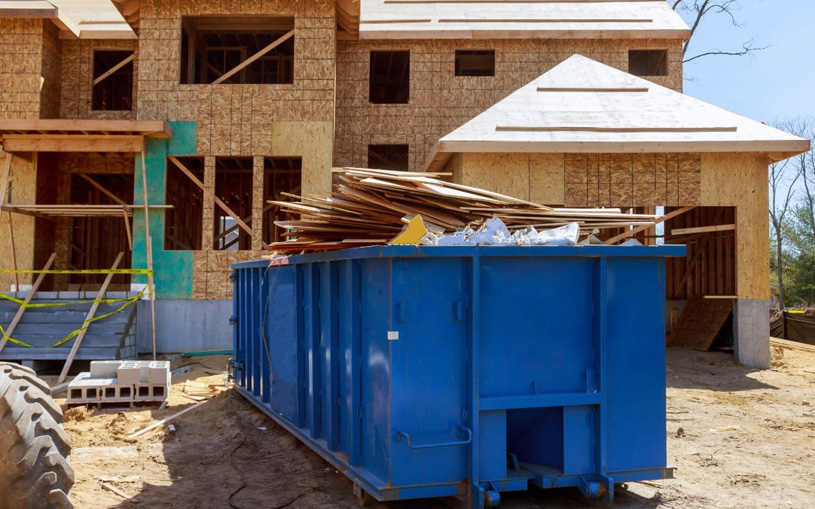 вывоз строительных отходов контейнером