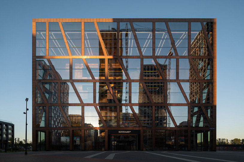 Фасад музея «Коллекция». Москва, ул. Автозаводская, вл. 23/4. Архитектурное бюро СПИЧ Фасад музея «Коллекция». Москва, ул. Автозаводская, вл. 23/4. Архитектурное бюро СПИЧ