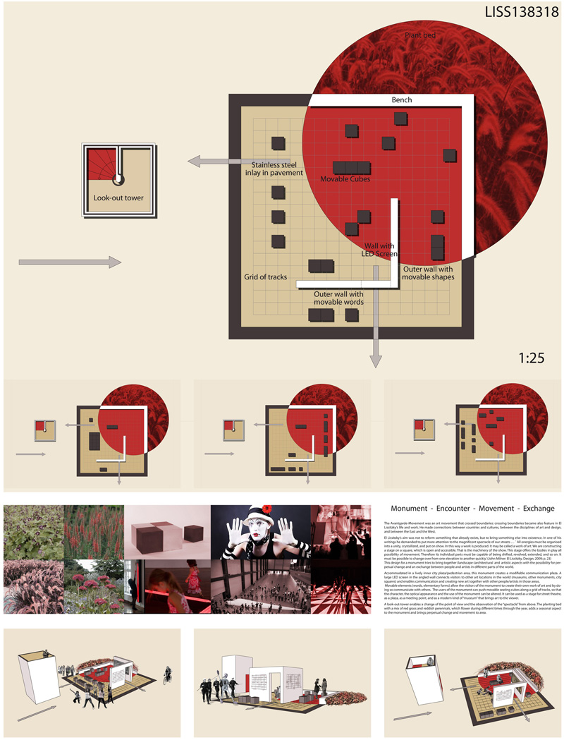 Миры Эль Лисицкого / Worlds of El Lissitzky: Sylvia Graf. Площадь для общения / Communication Plaza