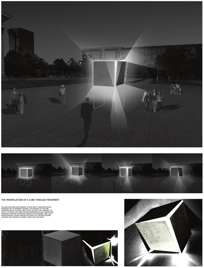 Миры Эль Лисицкого / Worlds of El Lissitzky: Nicholas Smith. Манипуляция кубом через движение / The Manipulation Of A Cube Through Movement