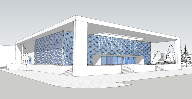 Проект реконструкции ДК «Академия» в новосибирском Академгородке. Архитектор Дмитрий Антонов