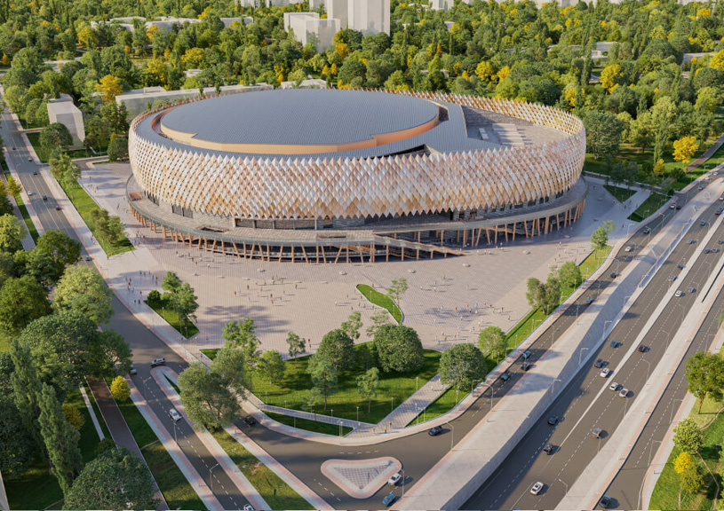 Многофункциональная спортивная арена на 10,5 тысяч мест в Перми | Градостроительный институт «Мирпроект»