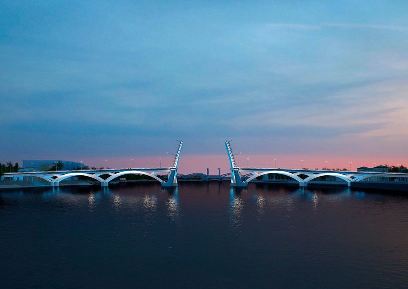 Большой Смоленский мост в Санкт-Петербурге | АО «Институт Гипростроймост – Санкт-Петербург»