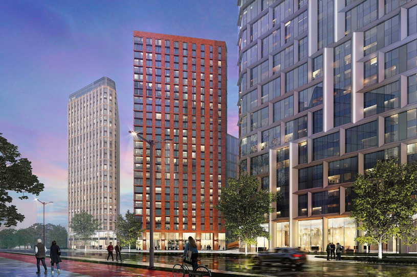 Жилой комплекс на пересечении улиц Фурманова-Белинского в г. Екатеринбурге. 1 очередь строительства | ООО «ИнПАД»