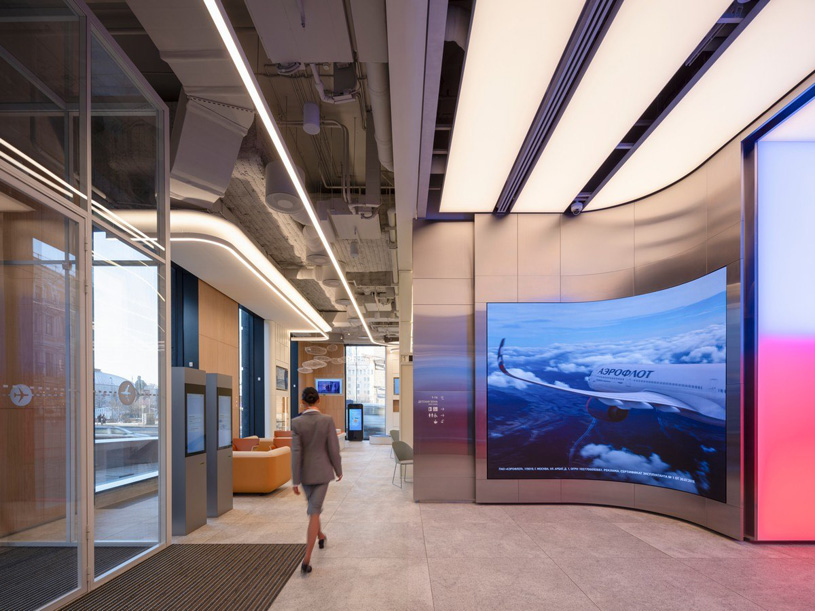 Флагманский клиентский офис авиакомпании «Аэрофлот» | Архитектурное бюро T+T Architects