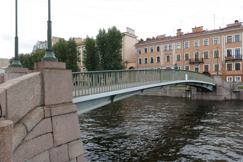Коломенский мост в Санкт-Петербурге, построен в 1969 году