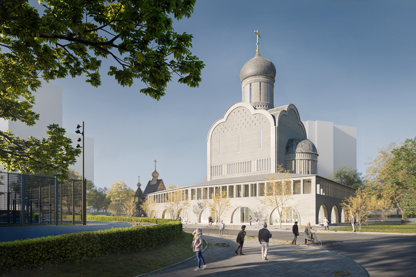 Проект православного храма, архитектурная мастерская МАМ