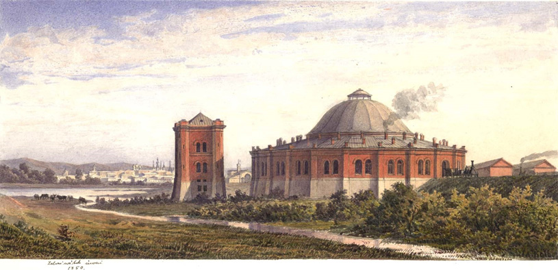 Круговое депо Николаевской железной дороги. 1860-е гг. Круговое депо Николаевской железной дороги. 1860-е гг.