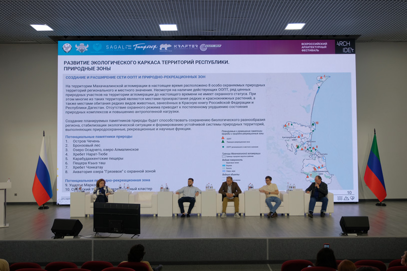 Презентация исследования «Комплексная оценка потенциала развития Махачкалинской агломерации». 13 мая 2026 г. Форум «АРХ-ИДЕЯ», Махачкала, Дагестан
