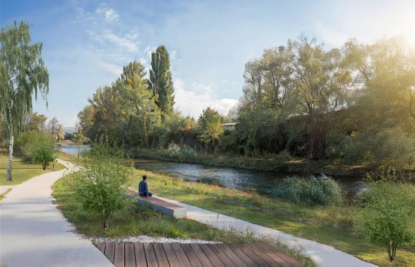Мастер-план Минусинска. Пример благоустройства набережной