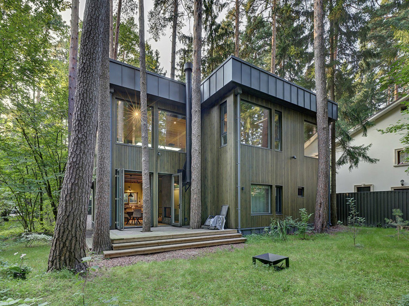 Дом Green. Переделкино. Авторы: Ольга Самошкина, Екатерина Бенеш. Архивуд.