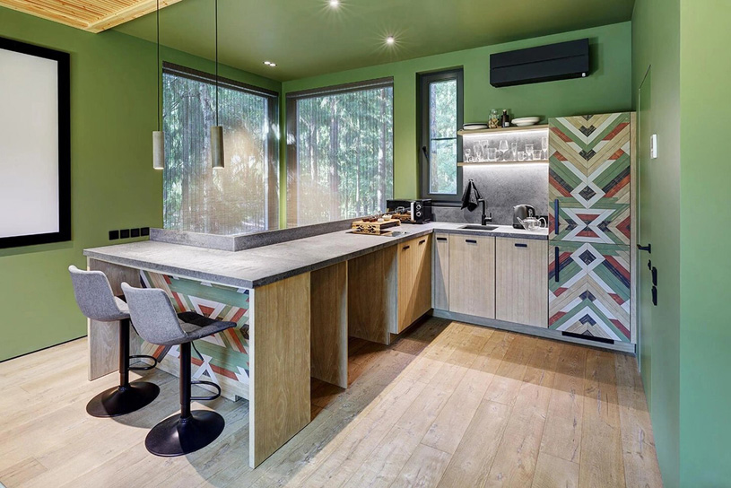 Дом Green. Переделкино. Авторы: Ольга Самошкина, Екатерина Бенеш. Архивуд.