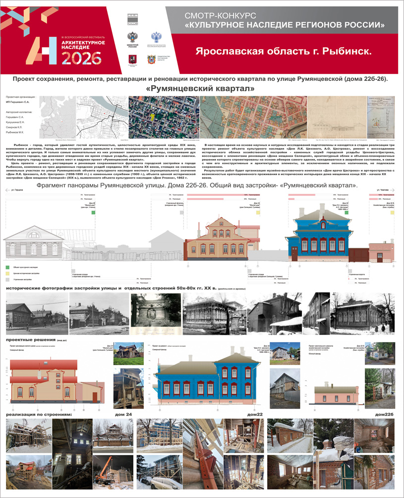 Комплексный подход Рыбинска к сохранению исторической ткани центра города