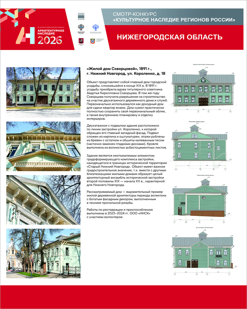 Культурное наследие Нижегородской области. Управление государственной охраны ОКН Нижегородской области
