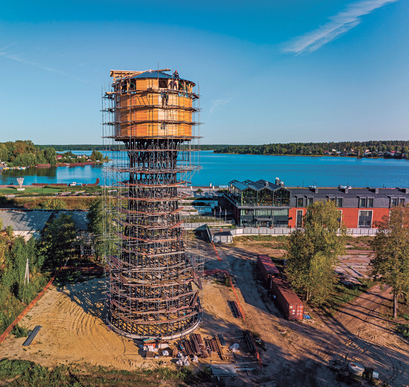 Реконструкция водонапорной башни инженера Владимира Григорьевича Шухова в городе Выкса Нижегородской области