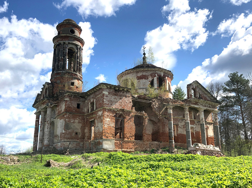 Проект реставрации Знаменской церкви, 1797 г.
