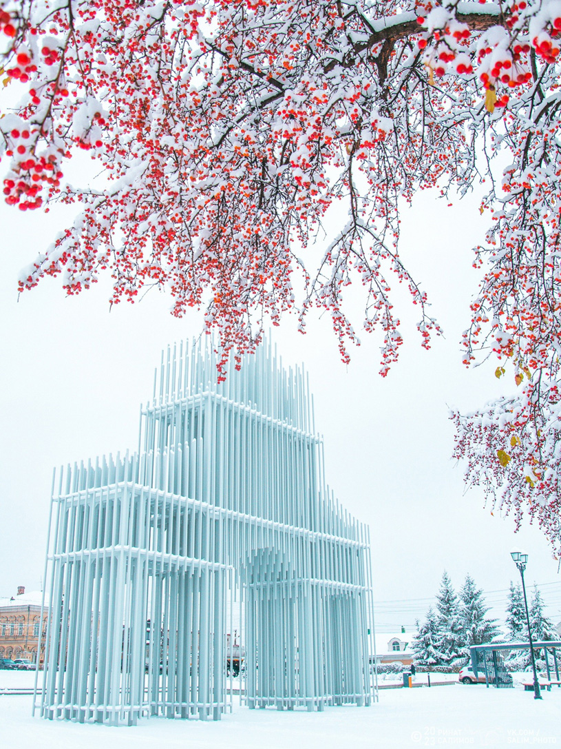 Арт-объект «Ворота» на Соборной площади города Кунгур, Пермский край