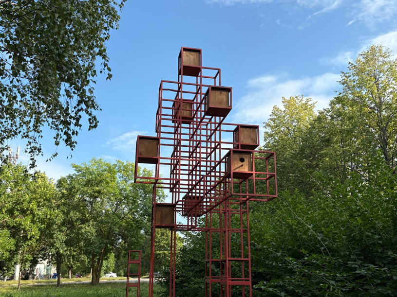 Скворечник в городе Козьмодемьянске, Республика Марий Эл