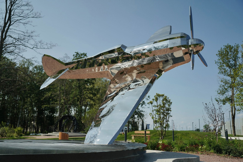 Арт-объект «Морская авиация» в парке «Остров фортов», Кронштадт, г. Санкт-Петербург