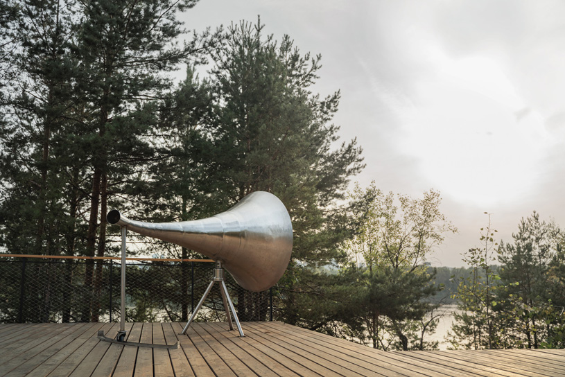 Арт-объект «Большое "ухо"» в городе Бор, Нижегородская область