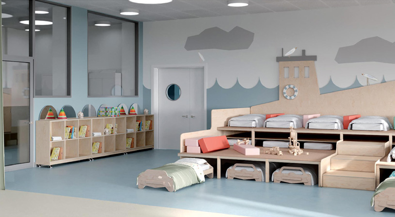 Проект Детского сада на 310 мест в Москве. Студия дизайна образовательных пространств «EduDesign»