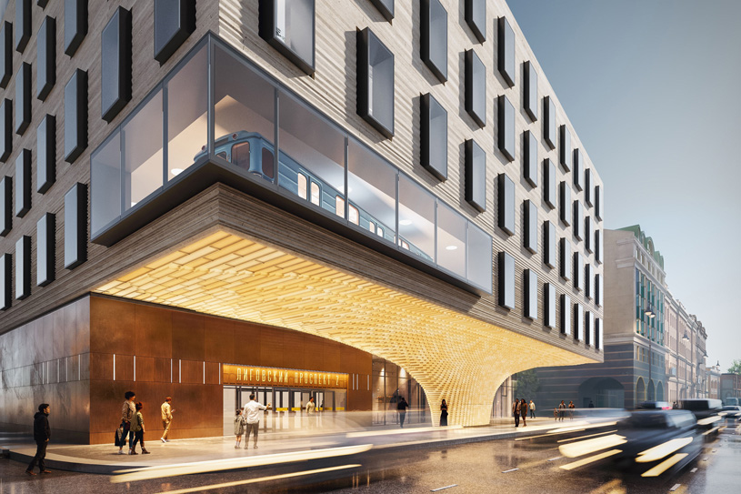 Вестибюль станции «Лиговский-2»