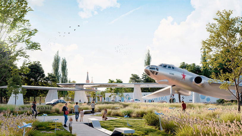 Концепция развития парковой территории Лётного городка