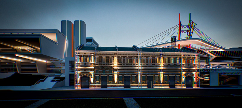 Реновация территории Парамоновских складов с адаптацией под функцию центра творческого развития молодежи