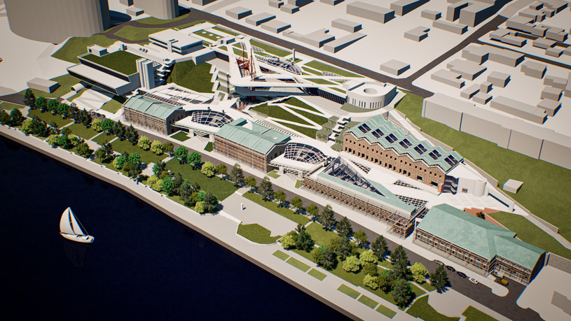 Реновация территории Парамоновских складов с адаптацией под функцию центра творческого развития молодежи