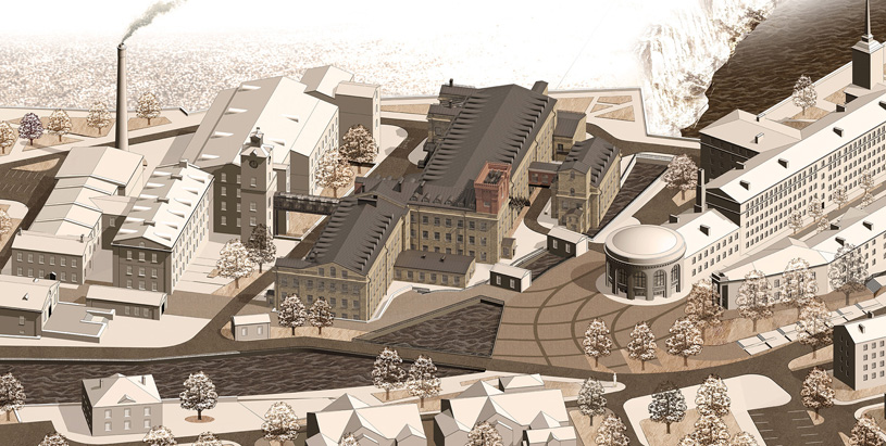 Реставрация и приспособление комплекса Нарвской льно-джутовой мануфактуры с реновацией территории «Парусинка»