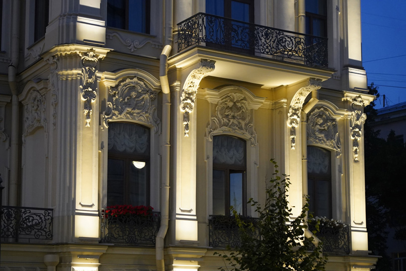 Реставрация фасада дома Бутурлиной Реставрация фасада дома Бутурлиной