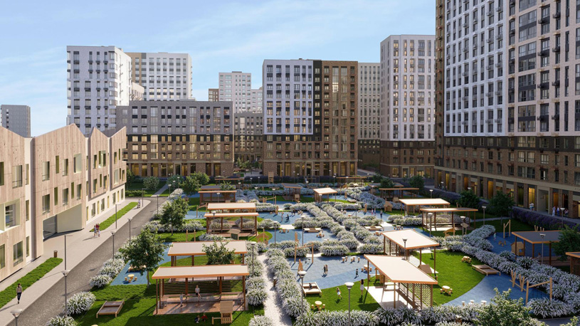 проект ЖК «Первый Химкинский» (архитектурные решения – АБ KPLN, застройщик – ГК ФСК)