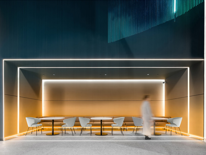 Проект бизнес-зала «Северное сияние» в аэропорту Новый Уренгой (Архитектурное бюро VOX Architects)
