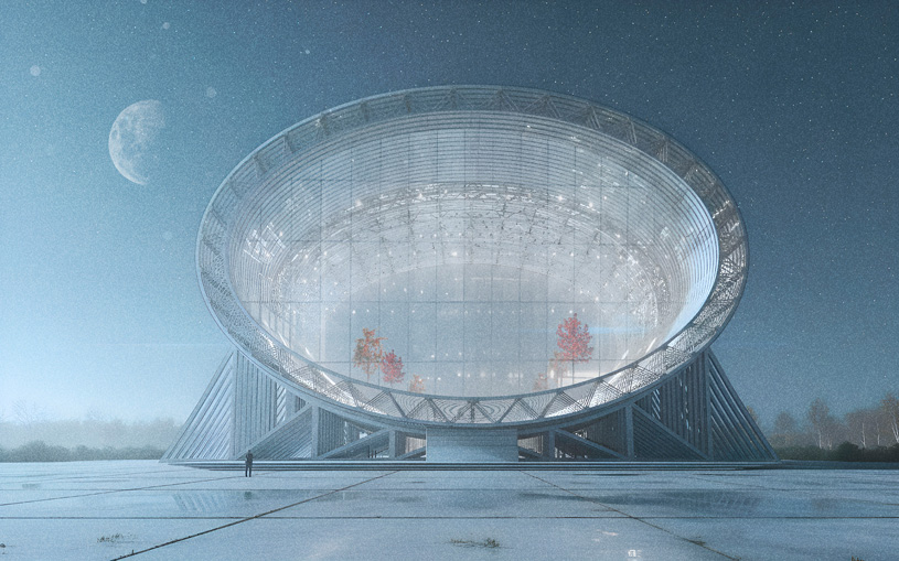 Олимпийский бассейн. Автор: Анастасия Матусевич (СПб Академия художеств им. Репина)