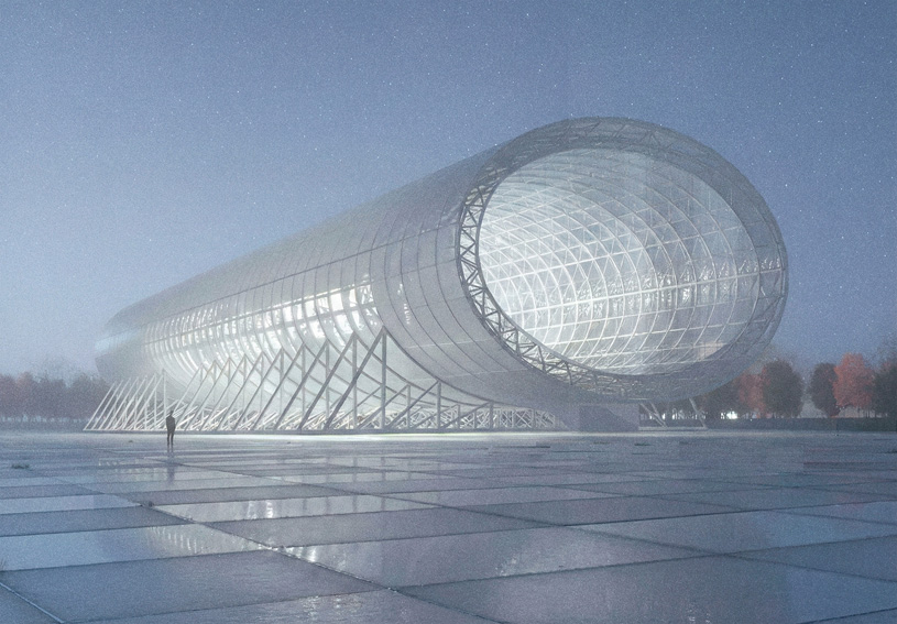 Олимпийский бассейн. Автор: Анастасия Матусевич (СПб Академия художеств им. Репина)