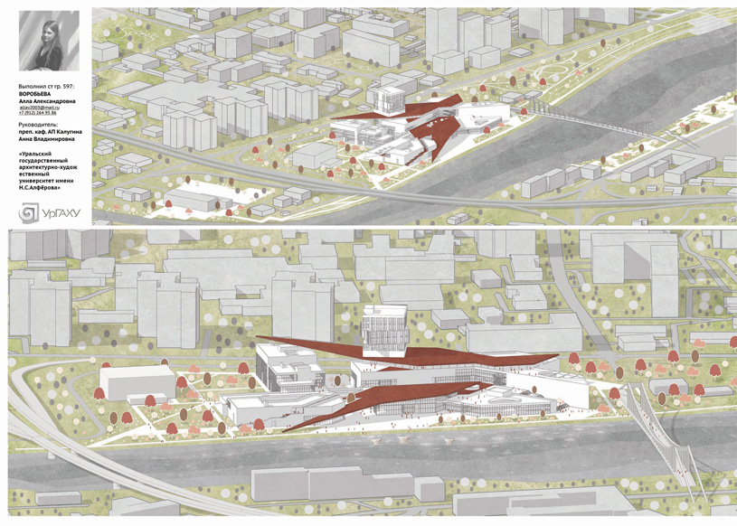 Туристический кластер в Пензе. Автор: Алла Воробьёва (УрГАХУ им. Н.С. Алфёрова)