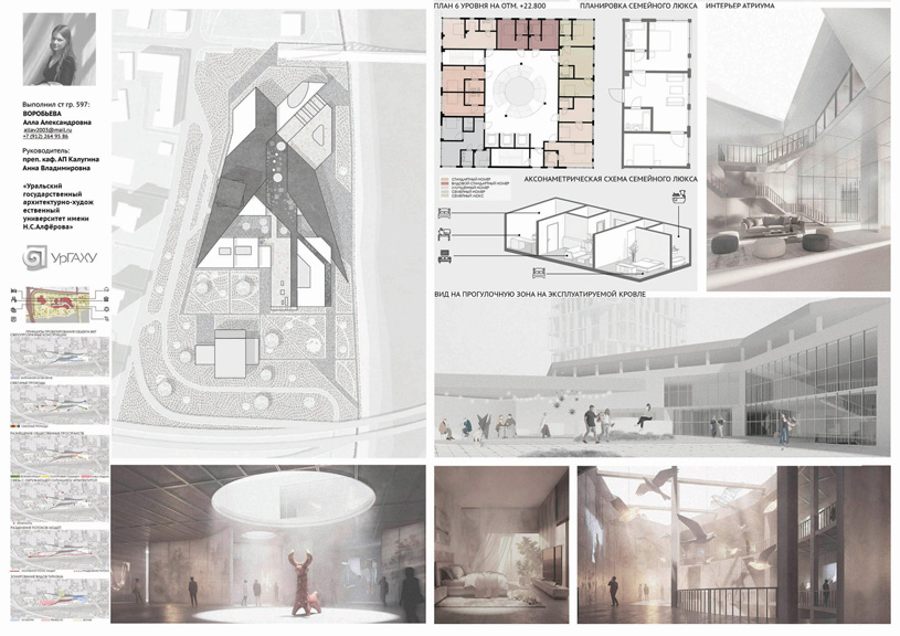 Туристический кластер в Пензе. Автор: Алла Воробьёва (УрГАХУ им. Н.С. Алфёрова)