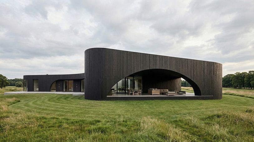 Загородный объект «Холмы». Автор: Анастасия Томенко (Tomenko architect)