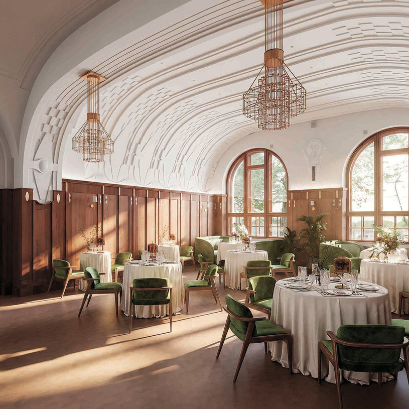 Реставрация и приспособление объекта культурного наследия «Здание фирмы Хаакмен и К» / г. Выборг, ул. Северный Вал, д.7/ул. Подгорная, д. 14. Авторы: ООО «АБ Мануфактура»